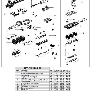 Princess Royal Class Cylinder Block Compatible with R3709