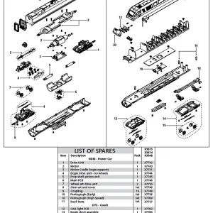 Class 370 APT Pantograph (Early) Compatible with R3873