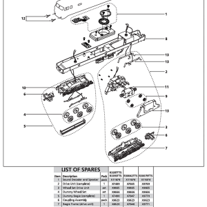 Class 47 TTS Bogie frame (drive unit) Compatible with R30042TTS