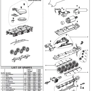 Class 9F Valve Gear Set Class 9F Valve Gear Set