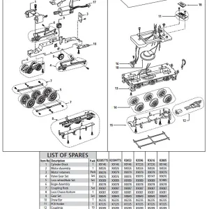 Black 5 Valve Gear and Screws (R2250) Black 5 Valve Gear and Screws (R2250)