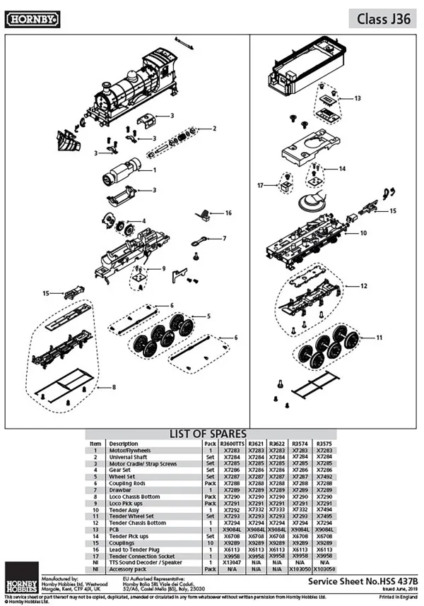 Lord Nelson PCB/Socket Compatible with R3603TTS