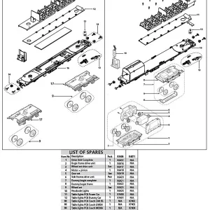 Princess Coronation Class PCB Socket and Pins Compatible with R3555