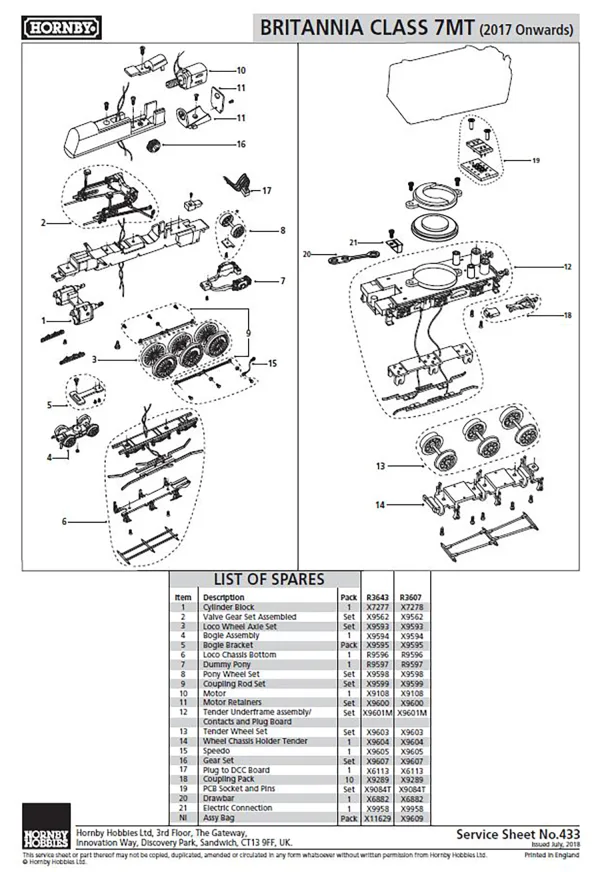 Motor Assembly 5 Pole Skew Wound Skew wound 5-pole motor and worm gear assembly for King