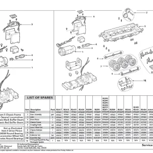 08 Shunter Chassis Frame (R2591) 08 Shunter Chassis Frame (R2591)