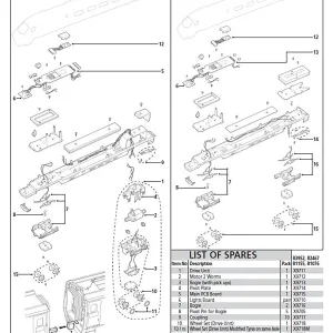 Pendolino Dummy Car Couplings Pendolino dummy car couplings x2