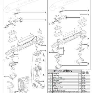 Pendolino Power Car Couplings Pendolino power car couplings x10 with screws