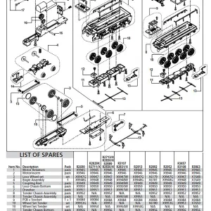 Class T9 Locomotive Chassis Bottom Class T9 Locomotive Chassis Bottom