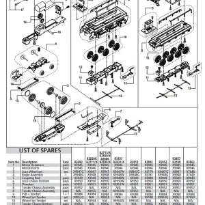 Class T9 Tender Chassis Assembly Class T9 Tender Chassis Assembly