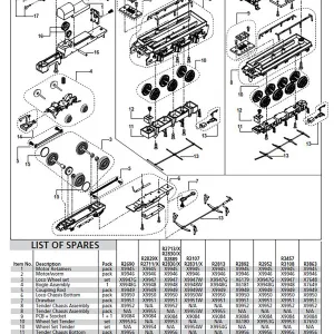 Class T9 Tender Chassis Bottom Class T9 Tender Chassis Bottom