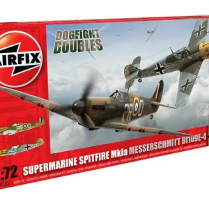 Airfix Spitfire MkIa and Messerschmitt Bf109E-4 Dogfight Doubles Gift Set