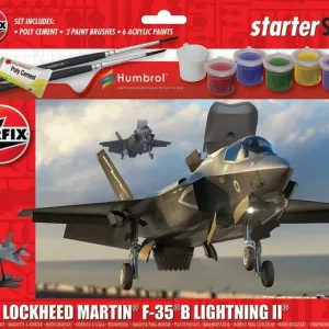 Airfix Starter Set - Lockheed Martin F-35B Lightning II Model Kit