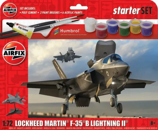 Airfix Starter Set - Lockheed Martin F-35B Lightning II Model Kit