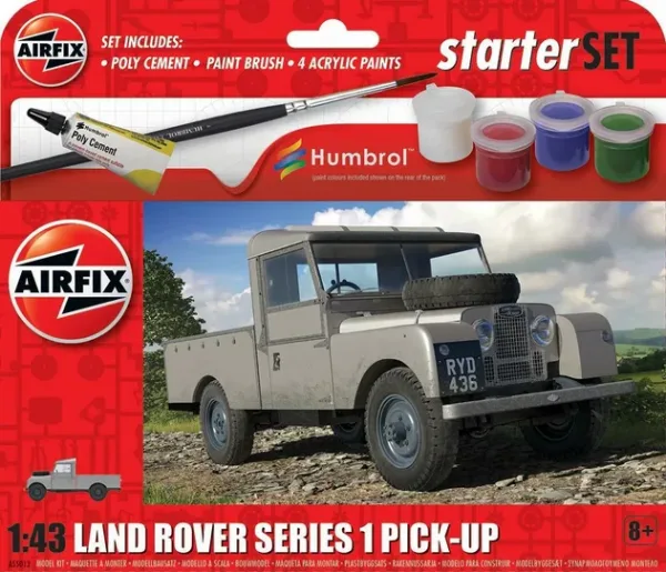 Airfix Starter Set - Land Rover Series 1 Model Kit