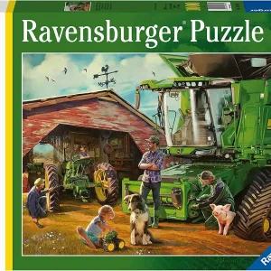 John Deere Then & Now 1000 Piece Jigsaw Puzzle