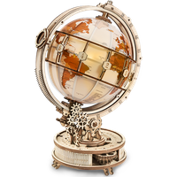 ROKR Luminous Globe Wooden Model Kit