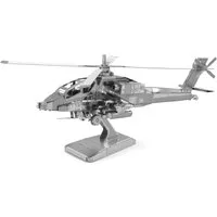 Metal Earth AH-64 Apache Helicopter 3D Metal Model Kit