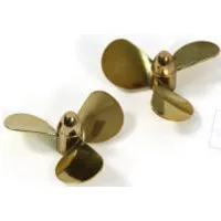 Raboesch Brass 3 Blade Propeller with M4 Thread Right Hand