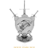 Metal Earth Game of Thrones House Stark Sigil 3D Metal Model Kit