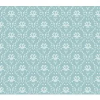 Blue French Toile Wallpaper for 12th Scale Dolls House