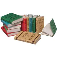 Selection of 12 Books for 12th Scale Dolls House