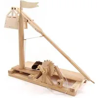 Leonardo da Vinci Trebuchet Working Wood Model Kit