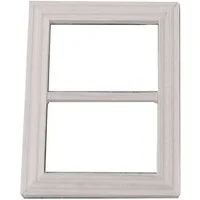 Painted Two Pane Window for 12th Scale Dolls House