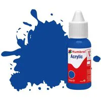 Humbrol Acrylic Dropper Bottles 14ml - Gloss - French Blue