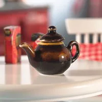 Bettys Brown Teapot for 12th Scale Dolls House