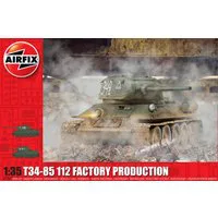 Airfix 1/35 Scale T34/85 II2 Factory Production Model Kit