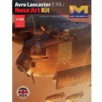 HK Models 1/32 Scale Avro Lancaster B Mk I Nose Art Model Kit