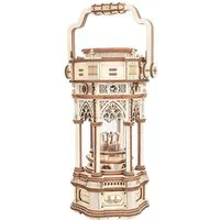 ROKR Victorian Lantern Mechanical Music Box Wooden Model Kit