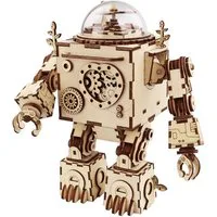 ROKR Orpheus Steampunk Music Box Wooden Model Kit