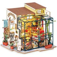 Rolife Emily's Flower Shop DIY Miniature Dollhouse Kit