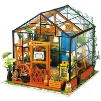 Rolife Cathy's Flower House DIY Greenhouse Miniature Kit