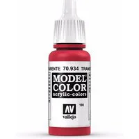 Vallejo Model Color 17ml  Transparent Red