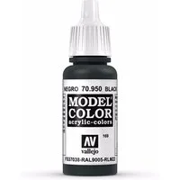 Vallejo Model Color 17ml  Matt Black