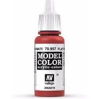 Vallejo Model Color 17ml  Flat Red