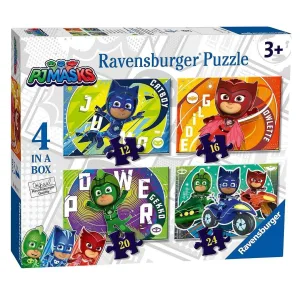 Pj Masks 4 Puzzles In A Box