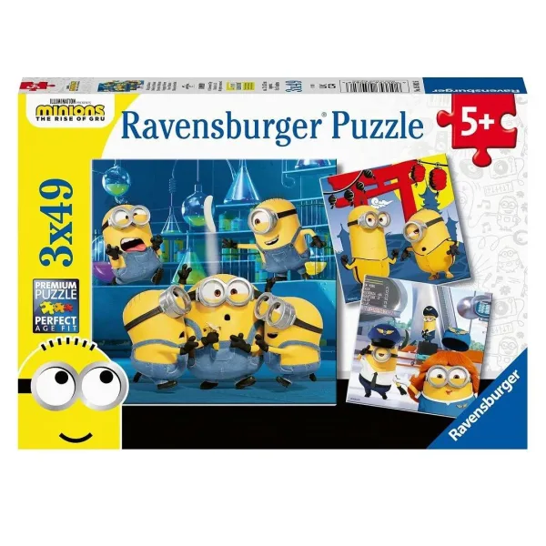 Ravensurger Minions 2 3X 49 Piece Puzzle