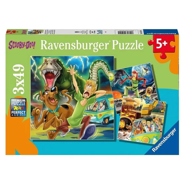 Scooby Doo 3 X 49 Piece Puzzle