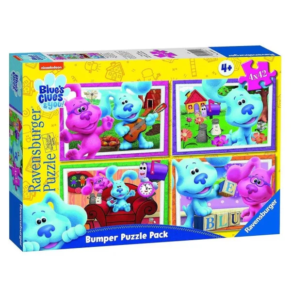 Blues Clues Bumper Pack 4 X 42 Piece Puzzle