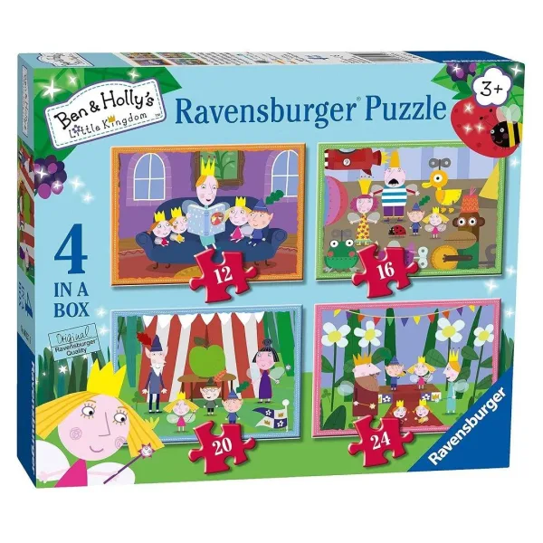 Ravensurger Ben & Holly 4 Puzzles In A Box