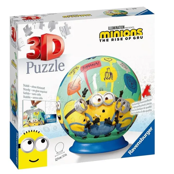 Ravensurger Minions 2 3D Puzzle 72 Piece Puzzle