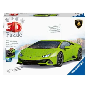 Lamborghini Huracan Evo Green 108 Piece Puzzle