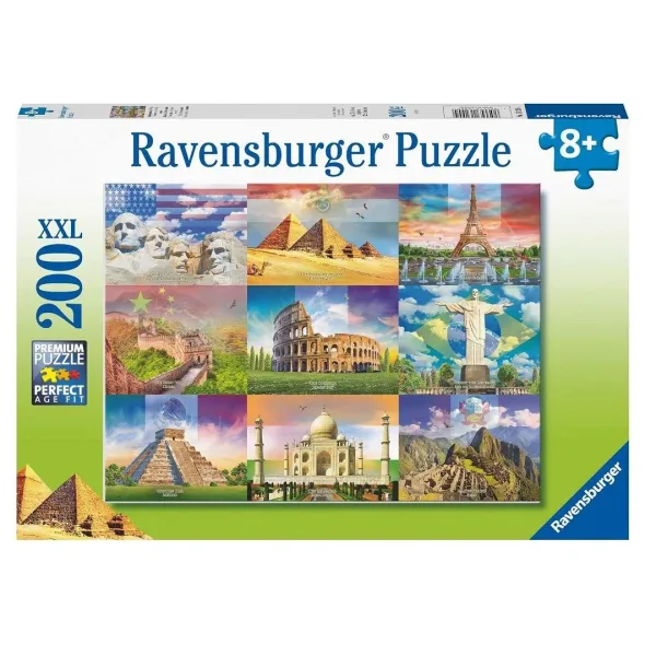 Monuments Of The World XXL 200 Piece Puzzle