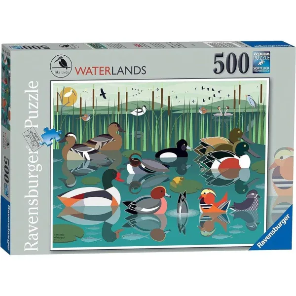 I Like Birds   Waterlands 500 Piece Jigsaw Puzzle