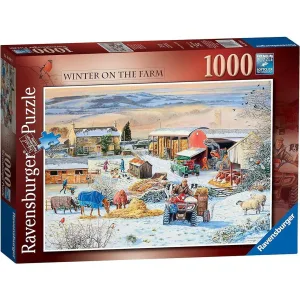 Winter On The Farm 1000 Piece Jigsaw Puzzle