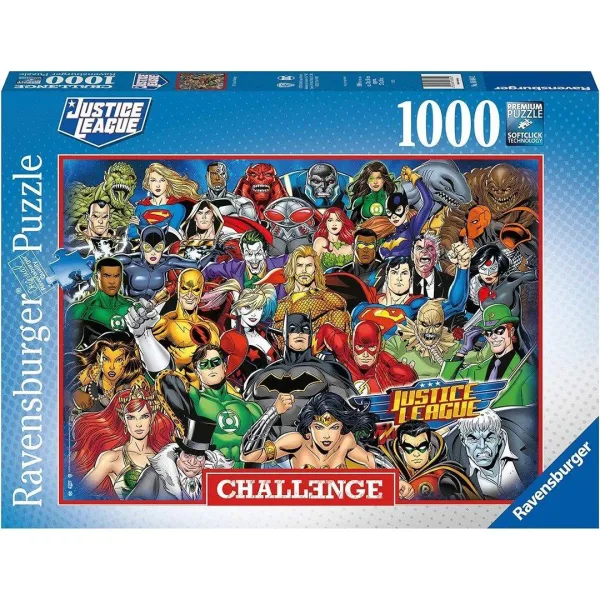 Challenge   Dc Comics 1000 Piece Jigsaw Puzzle