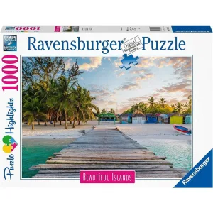 Caribbean Island 1000 Piece Jigsaw Puzzle